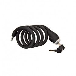 Coil lock Silicone 120 cm x 12 mm matte black  - 1