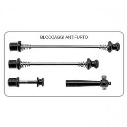 Serie bloccaggi mozzo antifurto con chiave nero TRANZ X  - 1