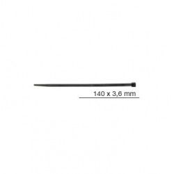 Self-locking cable ties 140 x 3.6mm Black - 6 pcs BRN - 1