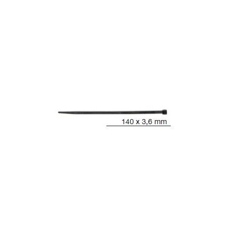 Fascette autobloccanti 140 x 3,6 mm nere - 6 pz BRN - 1