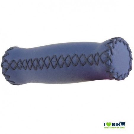 Couple knobs vintage leather blue Velo - 1