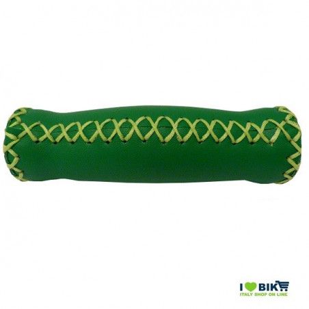 Couple knobs vintage leather green Velo - 1