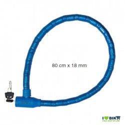 Padlock for bike python blindo blue  - 1