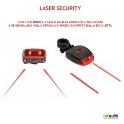 Fanale bicicletta posteriore Laser Security  - 1