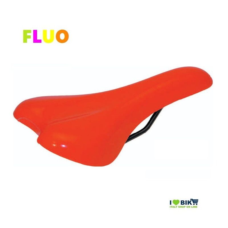 Fixed bike saddle bike saddles fluorescent orange Fluo accessories