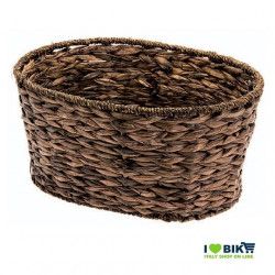 Cesto ovale  in Hyacinth Naturale BRN - 1