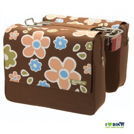 Bags tail brown flowers BRN - 1