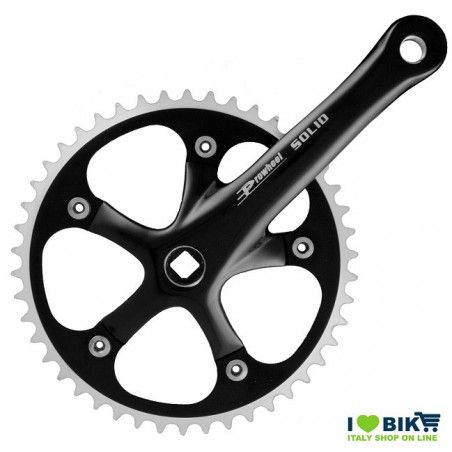 Crankset Pista 46T X 3/32 X 165 - BLACK PROWHEEL - 1