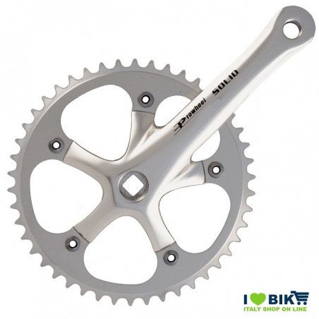 Crankset Pista 46T X 3/32 X 165 - Silver PROWHEEL - 1