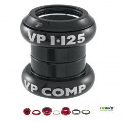 Serie sterzo a-head set 1” - 1/8” nero VP COMPONENTS - 1