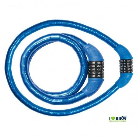 Lucchetto Combinazione 90 cm x 18 mm blu  - 1