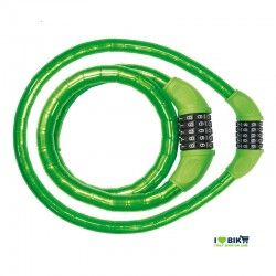 Combination Padlock 90 cm x 18 mm green  - 1