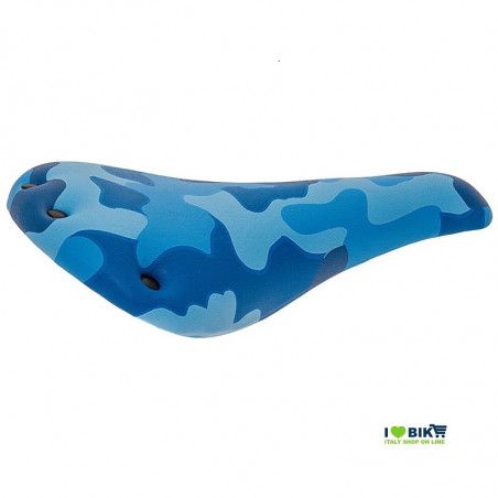 Fixed bike saddle studs mimetic blue BRN - 1