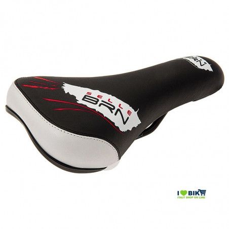 Saddle child 16-20 black white  - 1