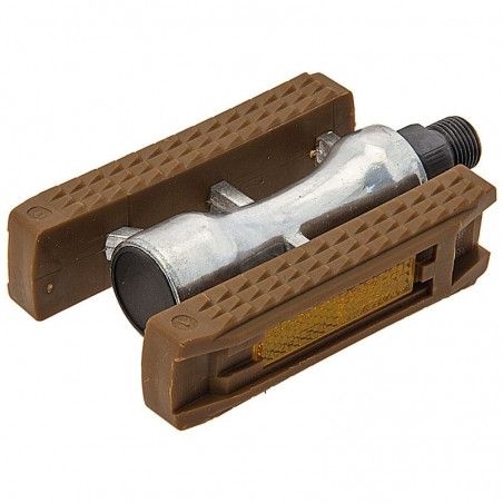 Pedali Sport in alluminio marroni  - 1