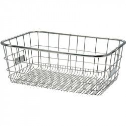 Basket, front / rear Metal Steel BRN - 1