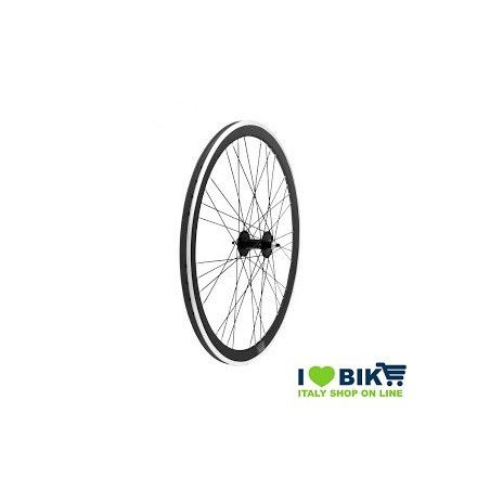 Wheels Fixed 28 36 spokes Hubs on bearings colour matt black RMS - 1