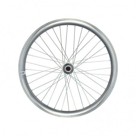 Fixed rear wheel silver (circle 43 mm)  - 1