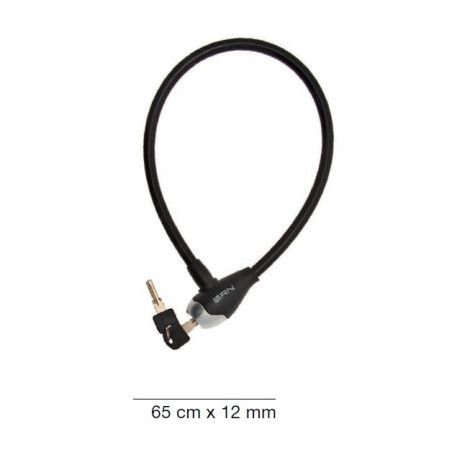 Lucchetto a cavo Summer  Nero  - 1