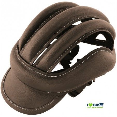 Copricapo Eroica in pelle marrone Old School Style taglia unica  - 1