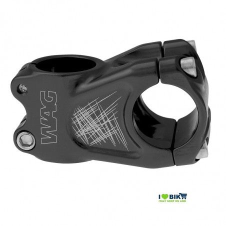 Attacco manubrio Wag in alluminio A-head anodizzato nero WAG - 1