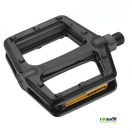 Coppia pedali Fixed/Bmx Freeride in resina con perno grosso 9/16 Neri RMS - 1