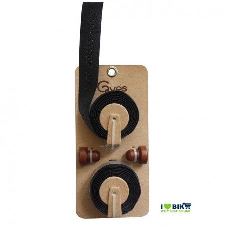 Nastro manubrio in cuoio GYES nero GYES - 1