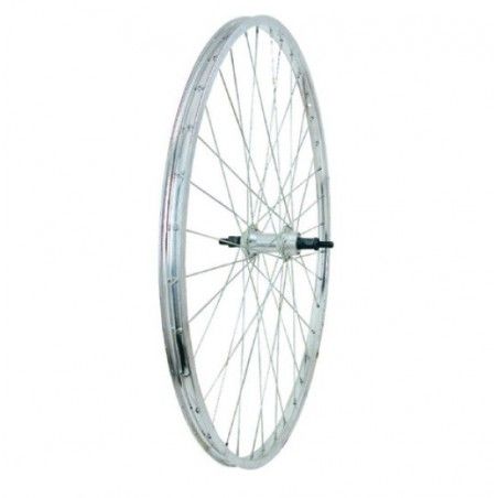 Ruota 28 alluminio con bloccaggio anteriore  - 1