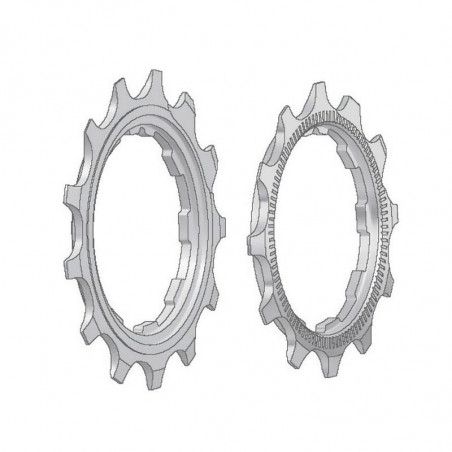 Shimano 11 v. (13 + 14) Pignone 1a pos. più 2a pos.  - 1