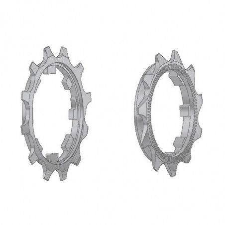 Campagnolo 11 v. (11 + 12) Pignone 1a pos. più 2a pos.  - 1