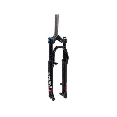 Forcella 26 Mtb ammortizzata in alluminio a filetto 25,4 regolabile con Lock-Out  - 1