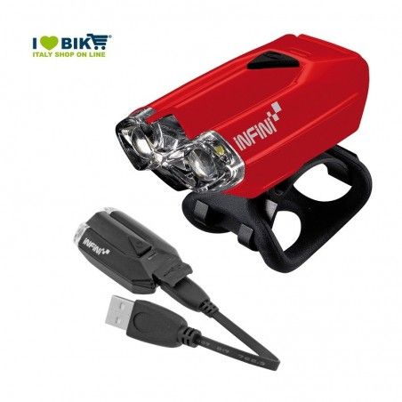 Fanale USB LAVA ANTERIORE rosso  - 1