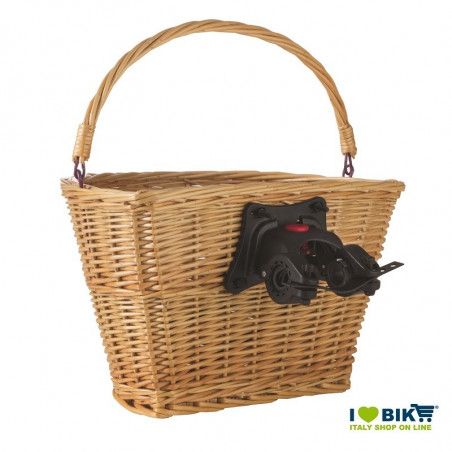 Cesto in Vimini naturale con attacco a clip RMS - 1