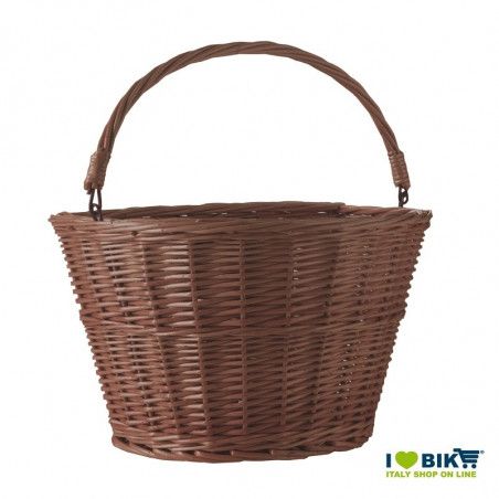 Cesto in Vimini marrone con attacco a clip RMS - 1