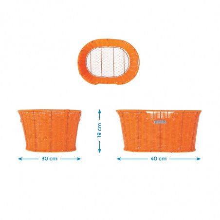 Basket front BRN Liberty orange BRN - 2