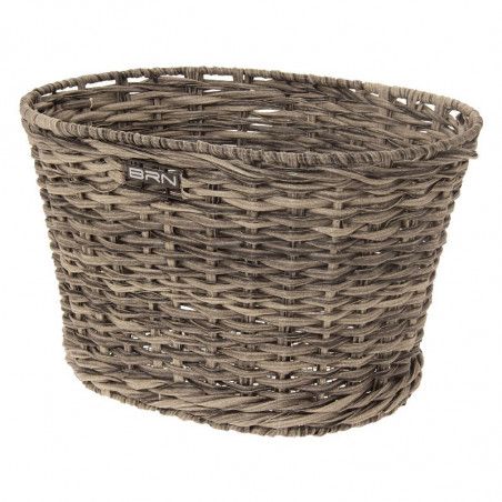 Rattan oval basket BRN gray BRN - 1