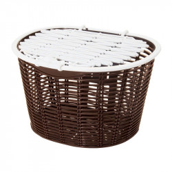 Basket front Capri plastic brown BRN - 1