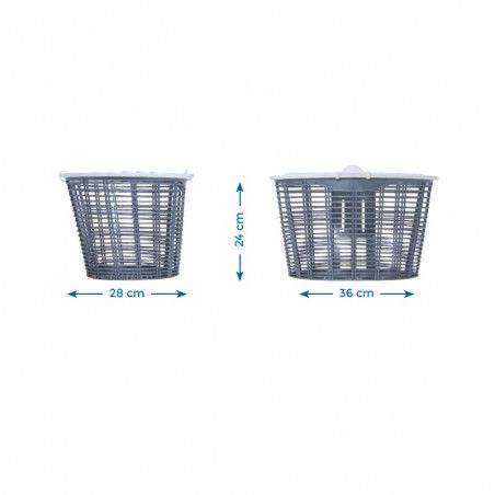 Basket front Capri plastic pink BRN - 2
