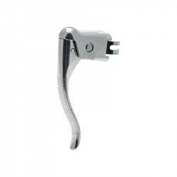 Two brake levers Vintage aluminum silver  - 1