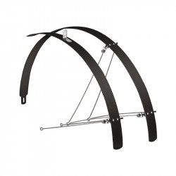 Plates couple fenders aluminum Blacks 42 mm  - 1