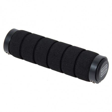 Coppia manopole Pro Groove Anelli neri in alluminio BRN - 1