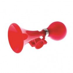 Trombetta in plastica rossa  - 1