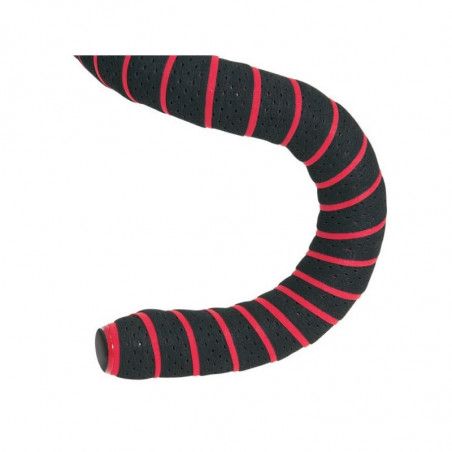 Nastro manubrio Reverso Nero/Rosso Silva - 1