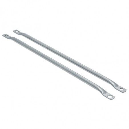 Coppia aste ø 10mm fissaggio al perno mozzo Silver BRN - 1