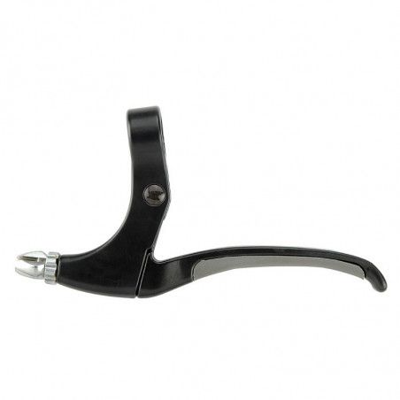 Pair-City Bike brake levers in aluminum with black rubber  - 1