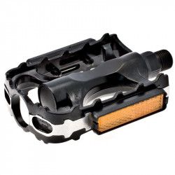 Coppia Pedali Mtb in alluminio e acciaio nero  - 1