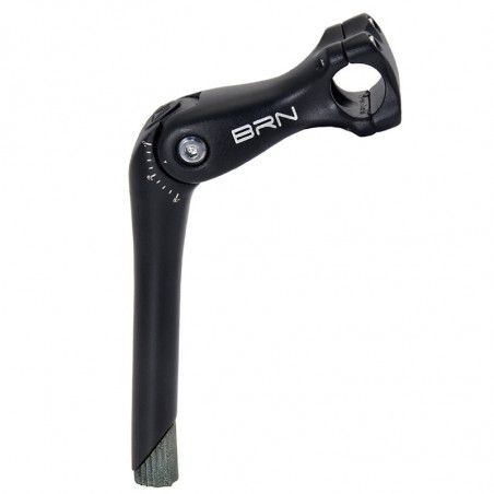 Steering column adjustable aluminum Eco, estens. 100 mm, ø 22 mm, h 180 mm black BRN - 1