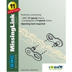 Coupling 11-speed chain KMC  Silver RMS - 1