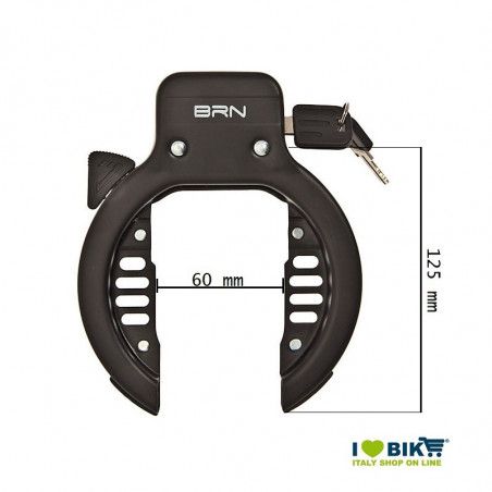BRN Trekking Padlock with 2 screws BRN - 2