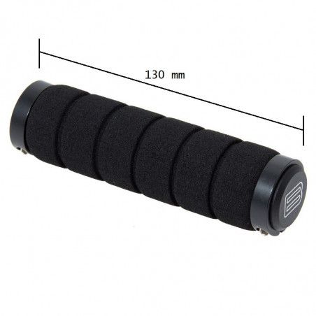 Pair of knobs Pro Groove Rings black aluminum BRN - 2